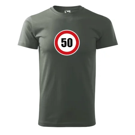 Dopravní značka - omezení rychlosti 50