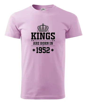 Kings are born in 1952
