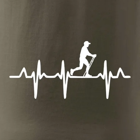 EKG nordic walking muž