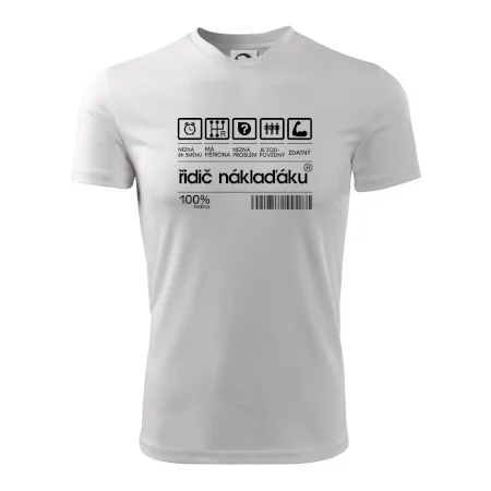 Čárový kód řidič náklaďáku