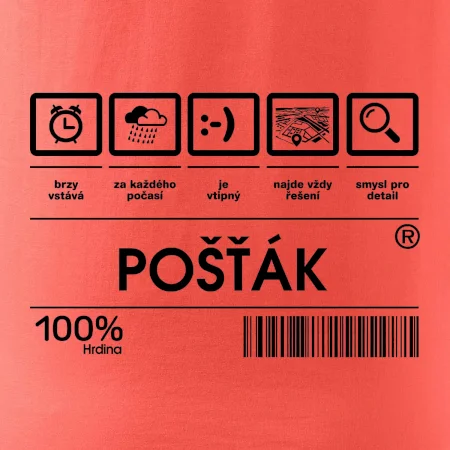 Čárový kód pošťák