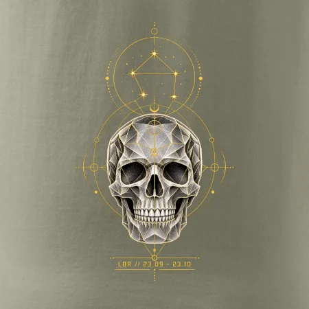 Váhy Astrologická geometrická lebka