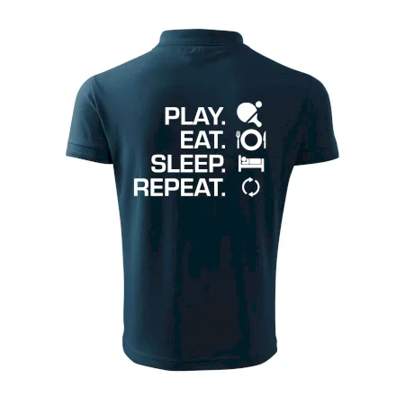 Stolní tenis - eat sleep
