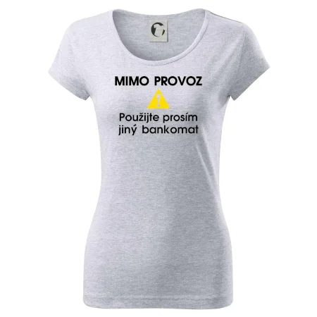 Mimo provoz - použijte jiný bankomat