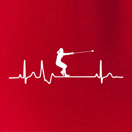 EKG hod kladivem žena