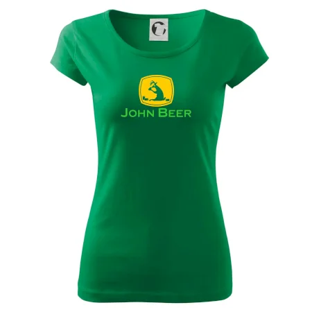 John Beer jelen s pivem