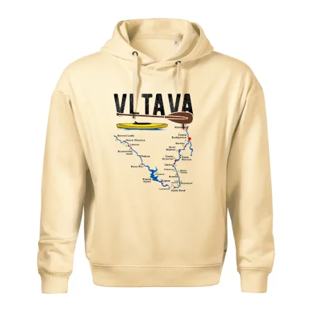 Mapa řeky Vltavy