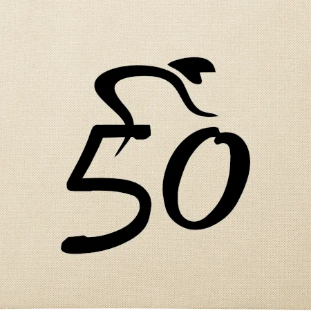 Cyklista slaví padesátku (50)