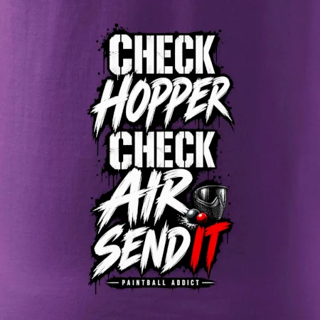 Kontrola zásobníku check hopper air paintball