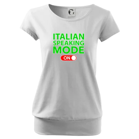 Italian speaking mode - ON