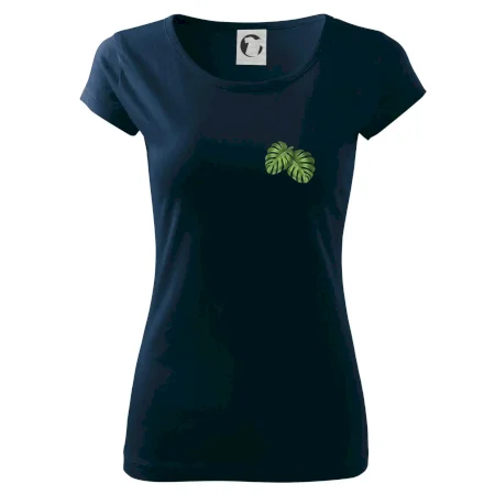 Monstera listy na prsu
