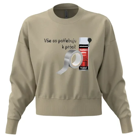 Pěna  a páska - vše co potřebuji k práci