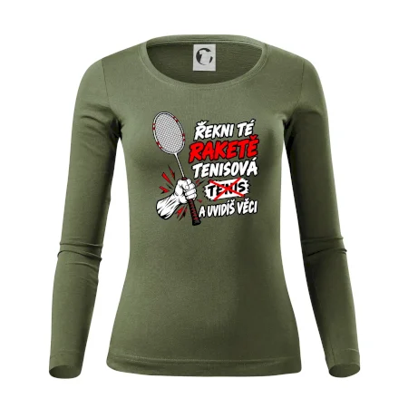 Badmintonová raketa není tenisová