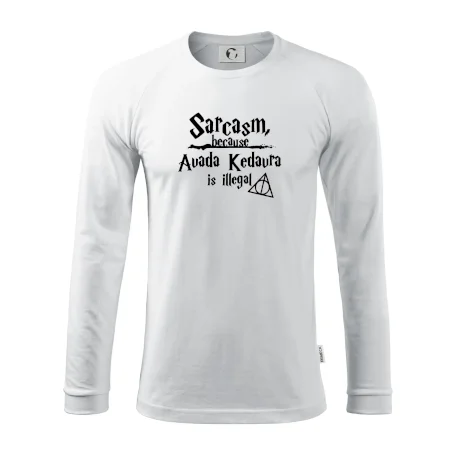 Harry - Sarcasm, because Avada Kedavra is illegal