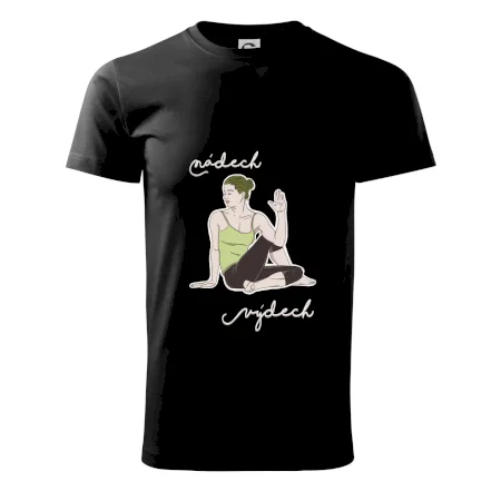 Yoga nádech výdech (Radek Pilař ART)