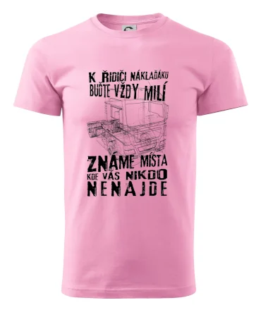 K řidiči náklaďáku buďte vždy milý