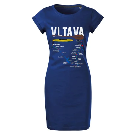 Mapa řeky Vltavy