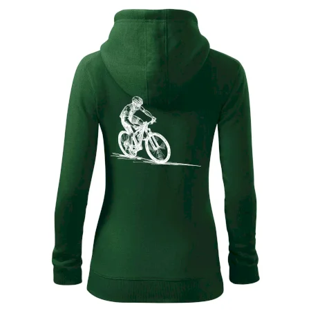 MTB kreslený cyklista
