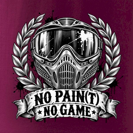 Motiv no paint no game s maskou