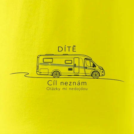 Dítě cíl neznám otázky mi nedojdou obytný automobil