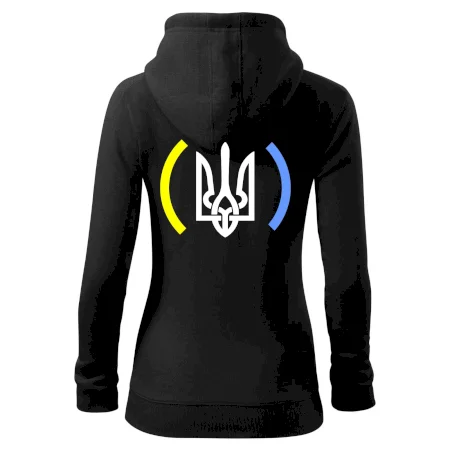 Ukrajina trojzubec s barvami