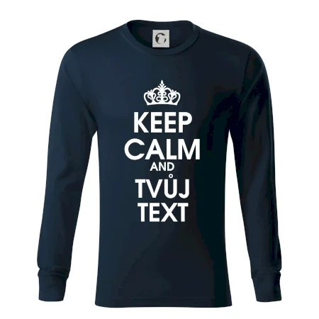 Keep calm - váš text