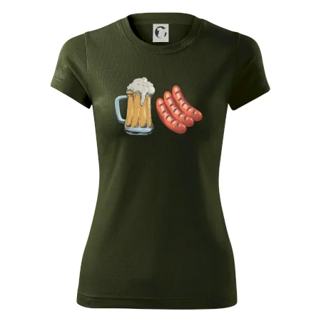 Pivo a klobása