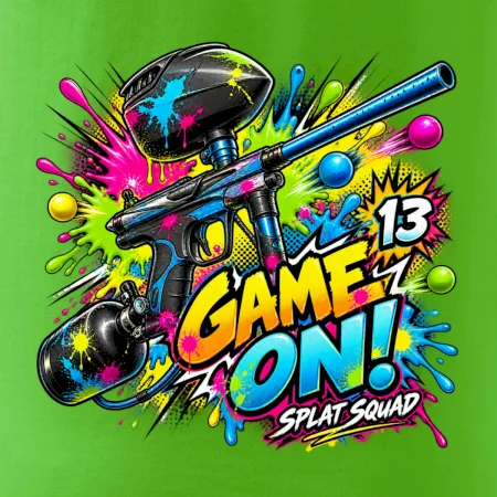 Barevná exploze game on paintball