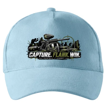 Taktika capture flank win paintball