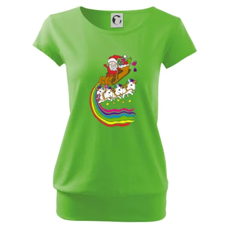 Santa a jednorožci (Pecka design)