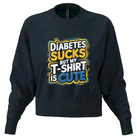 Diabetes sucks but my t-shirt is cute