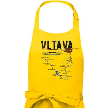 Mapa řeky Vltavy