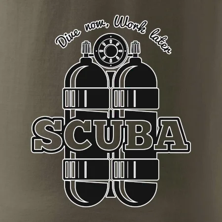 Dive now work later - Scuba