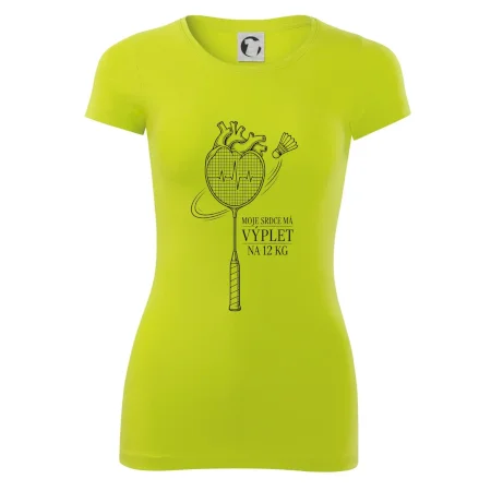 Badminton srdce s výpletem