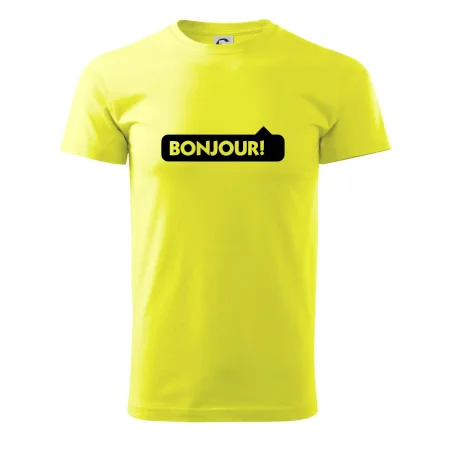 Nápis Bonjour