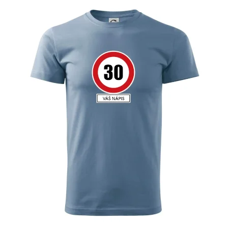 Dopravní značka - rychlost 30 - váš nápis