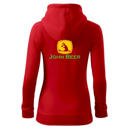John Beer jelen s pivem
