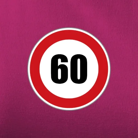 Dopravní značka - omezení rychlosti 60