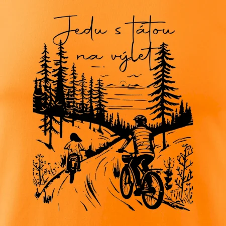 Cyklistika  - Jedu s tátou na výlet - Táta a dcera