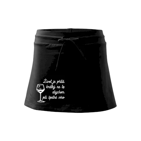 Život je příliš krátký - sklenička