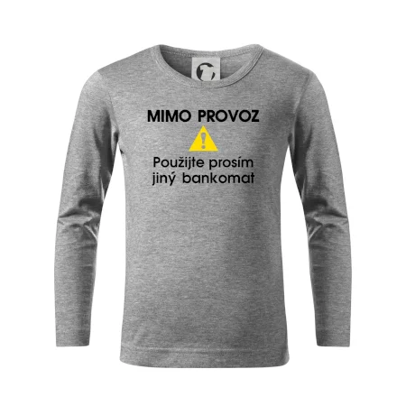 Mimo provoz - použijte jiný bankomat