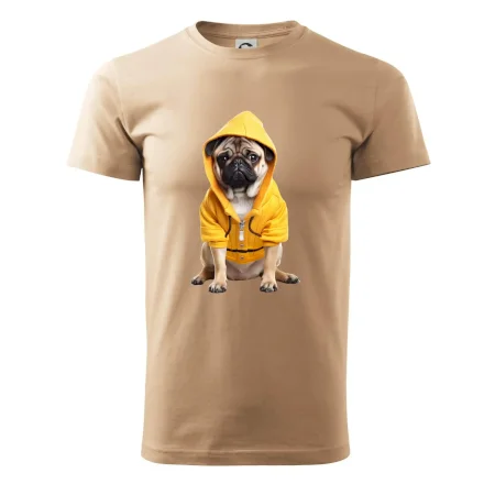 Mops v mikině