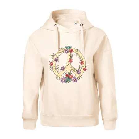 Peace symbol pískový