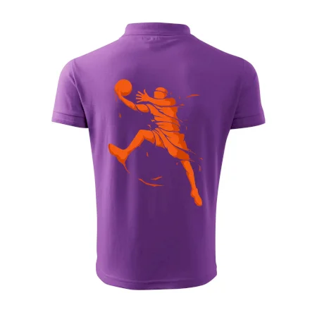 Basketball player splash