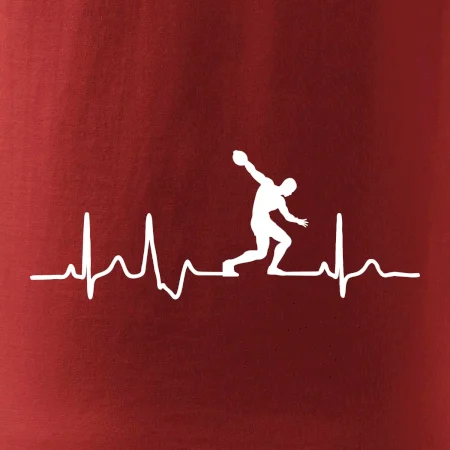 EKG hod diskem