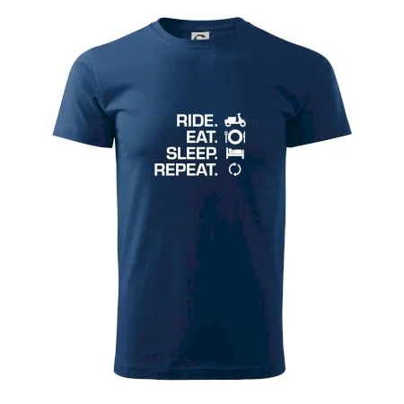 Ride Eat Sleep Repeat moto skútr