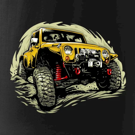 Žlutý offroad s navijákem