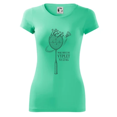 Badminton srdce s výpletem