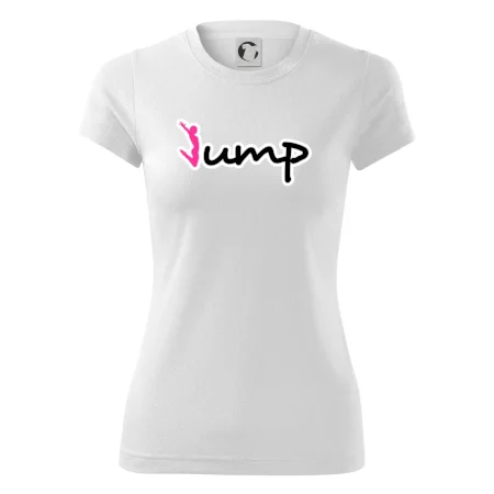 Jump - nápis a panáček