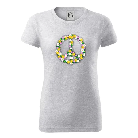 Peace symbol kopretiny